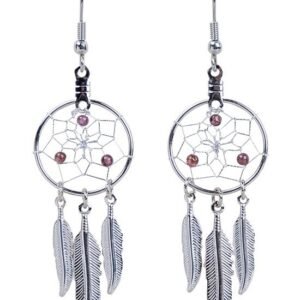 Birthstone Dreamcatcher Earrings