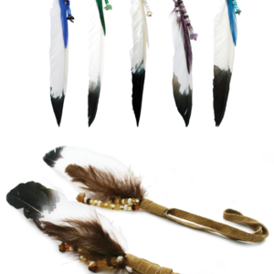 Precious Feather With Stones