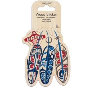 Wood Stickers – Salmon Life Cycle