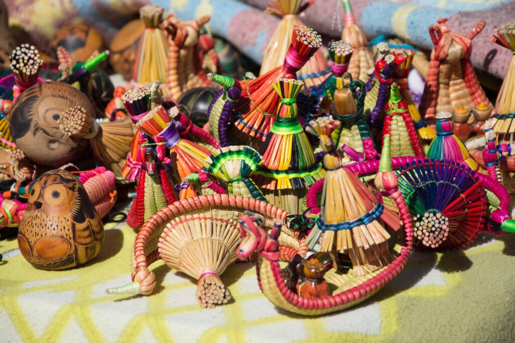 Vibrant handmade cultural items and meaningful keepsakes