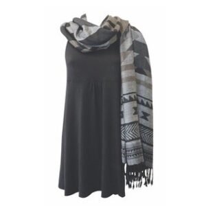 Shawl Visions of Our Ancestors Gray